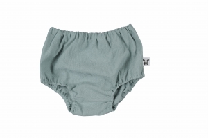 BLOOMERS OLD GREEN WASHED COTTON