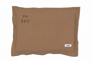 Poduszka washed cotton camel