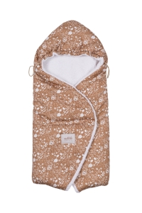 CAR SEAT SWADDLE ORGANIC CAMEL