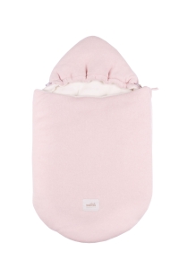 Otulacz do fotelika organic fleece pink melange