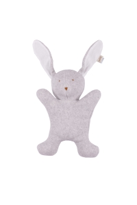 Przytulanka królik organic grey melange