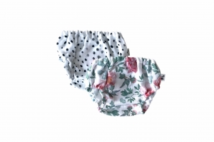 Bloomers set dots & peony