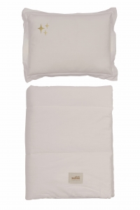 Pościel washed cotton z wypełnieniem Stars natural