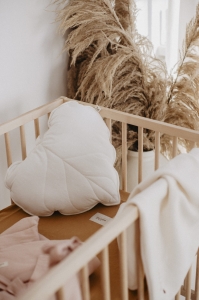 LEAF PILLOW ECRU