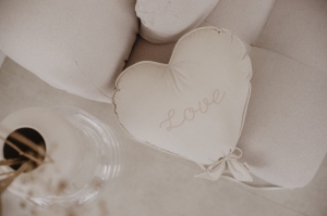 Balon Serce Delux Vanilla Cream