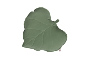 LEAF PILLOW forest green
