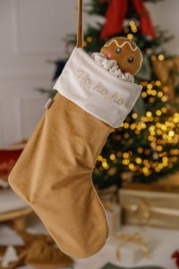 Skarpeta Świąteczna Personalizowana Golden Bronze
