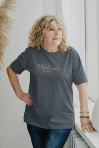 T-shirt damski grafit - Babcia 