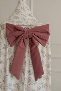 Kokarda dekoracyjna washed cotton mauve